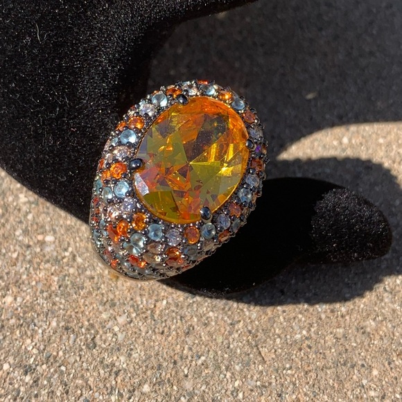 š„REAL COLLECTIBLES COLORS OF SAPPHIRES RINGš„ - Picture 3 of 3